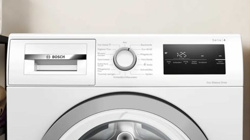 Waschmaschine culineo® aus Metall in Weiß BOSCH Waschmaschine WAN28127 1400 Umdrehungen - 8 kg