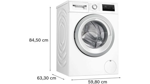 Waschmaschine culineo® aus Metall in Weiß BOSCH Waschmaschine WAN28127 1400 Umdrehungen - 8 kg