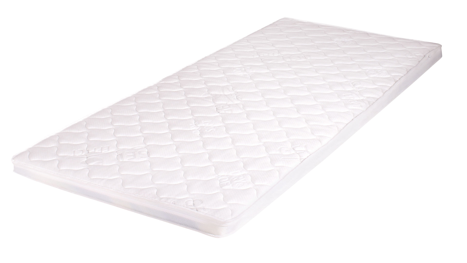 Topper Sun garden | 162739 aus Stoff in Weiß Topper für Boxspringbett rundet das Schlafzimmermöbel komfortabel ab. Gelschaum - Liegefläche ca. 140 x 200 cm