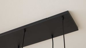 Pendelleuchte Interliving aus Glas in Mehrfarbig Interliving Leuchten Serie 9350 - Hängelampe Glas in Amber, Grün & Rauch - sechs Lampenschirme