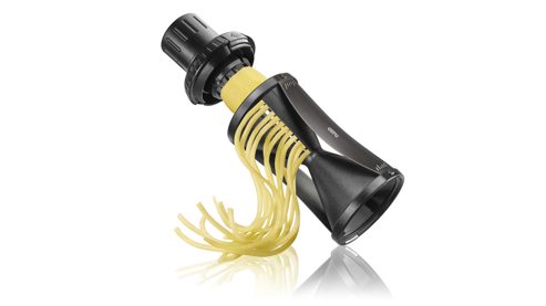 Küchenhelfer Gefu aus Kunststoff Metall in Schwarz Silber GEFU Spiralschneider SPIRELLI XL inkl. Reinigungsbürste Schwarz, Silber