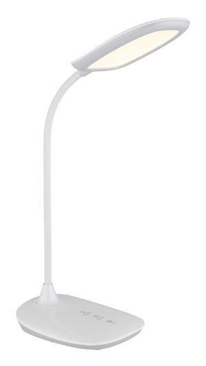 Schreibtischleuchte Globo lighting aus Kunststoff in Weiß GLOBO LED-Tischleuchte BOTAL - LED-Schreibtischlampe weisser Kunststoff – Höhe ca. 40 cm