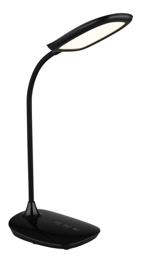 Schreibtischleuchte Globo lighting aus Kunststoff in Schwarz GLOBO LED-Tischleuchte BOTAL - LED-Schreibtischlampe schwarzer Kunststoff – Höhe ca. 40 cm