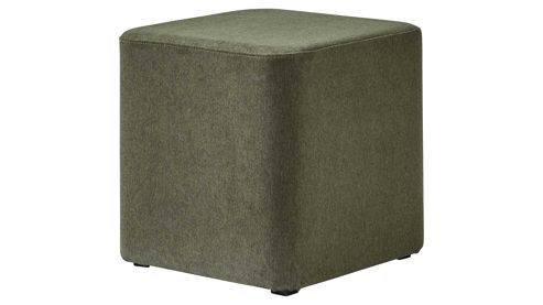 Nachttisch Interliving aus Stoff in Dunkelgrün Interliving Boxspringbett Serie 1402 - Nachtkonsole 39 moosgrüne Mikrofaser Nele 432008