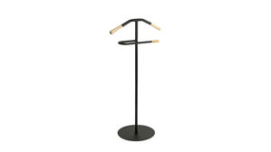 Herrendiener Haku aus Metall in Schwarz Herrendiener Schwarz - Höhe ca. 105 cm
