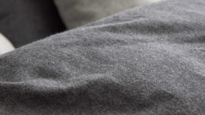 Bettwäsche-Set Interliving aus Stoff in Anthrazit Interliving Bettwäsche Serie 9118 - Biberbettwäsche Anthrazit & Hellgrau - ca. 70 x 90  cm und 140 x 200 cm