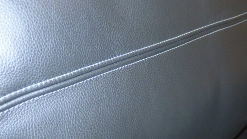 Ecksofa W.schillig aus Leder Metall in Schwarz Musterring Eckkombination MR 2490, Polstergarnitur Leder Black Pearl, Metallfüße Chrom – Stellfläche ca. 342 x 207 cm