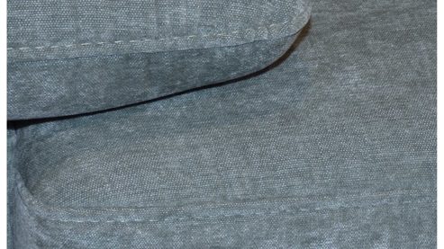 Ecksofa Interliving aus Metall Stoff in Grün Interliving Schlafsofa Serie 4700 - Ecksofa mit Schlaffunktion lindgrüner Bezug Rob & schwarze Metallfüße - Stellfläche ca. 247 x 190 cm