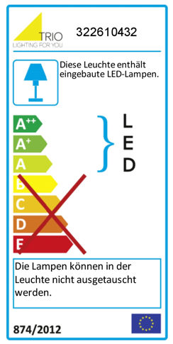 Deckenleuchte Trio lighting for you aus Metall in Schwarz Trio Deckenlampe Rondo mattschwarzes Metall – Länge ca. 97 cm